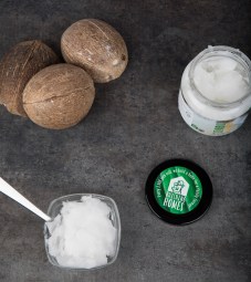 roots and all coconut oil with fresh coconuts